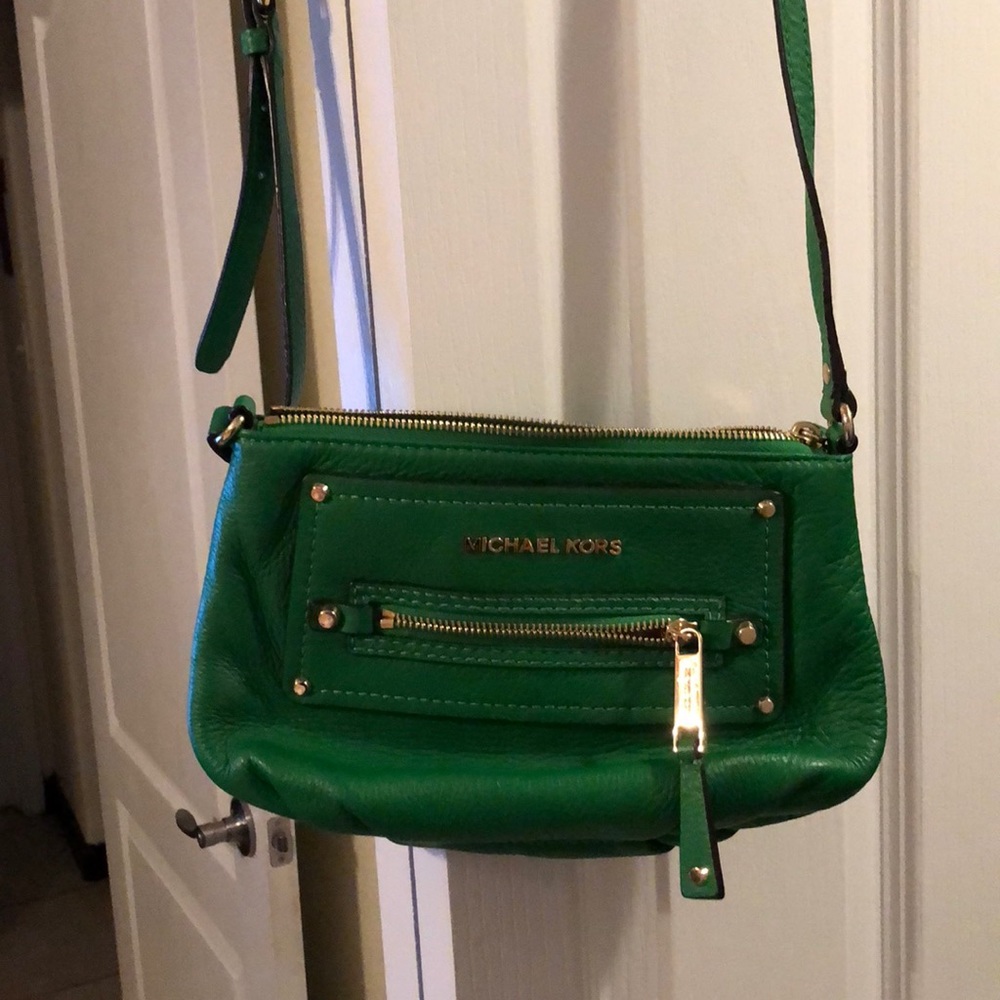 Green Michael Kors purse🍀 ORIGINAL🍃